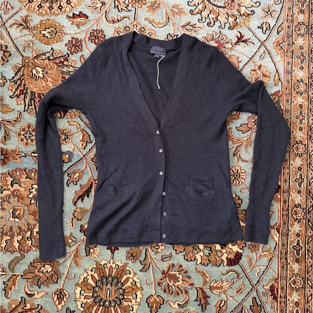 J. Crew Featherweight Cashmere Cardigan Sweater